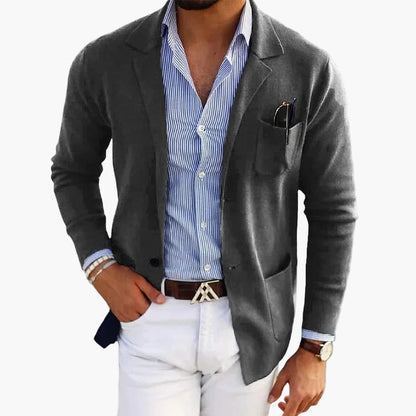 Heren Blazer Business Casual met Reverskraag