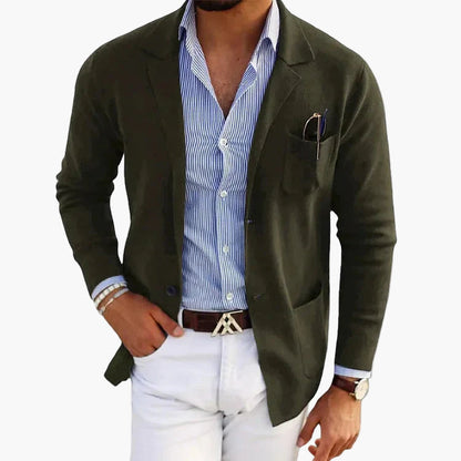 Heren Blazer Business Casual met Reverskraag