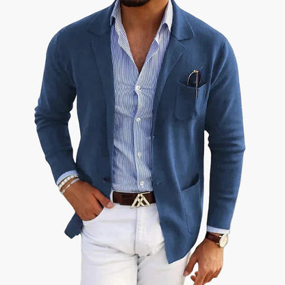 Heren Blazer Business Casual met Reverskraag