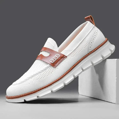 Heren Mesh Loafers met Gevoerde Zool