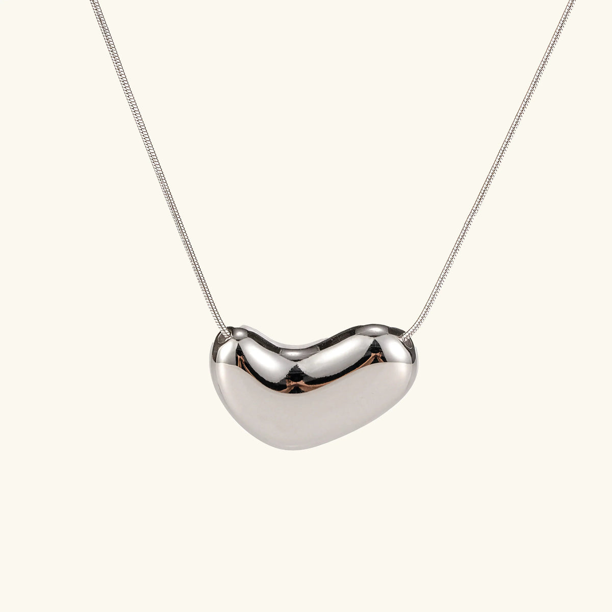 Dames Hartjes Ketting Verguld – RVS met Hanger