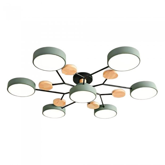 Scandinavische LED Plafondlamp met Armen – 4 tot 7 Lichtpunten