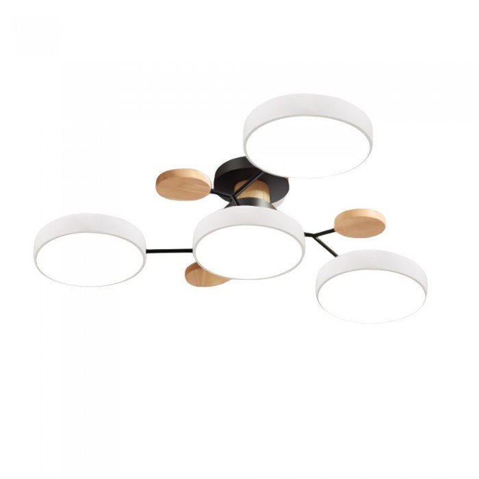 Scandinavische LED Plafondlamp met Armen – 4 tot 7 Lichtpunten