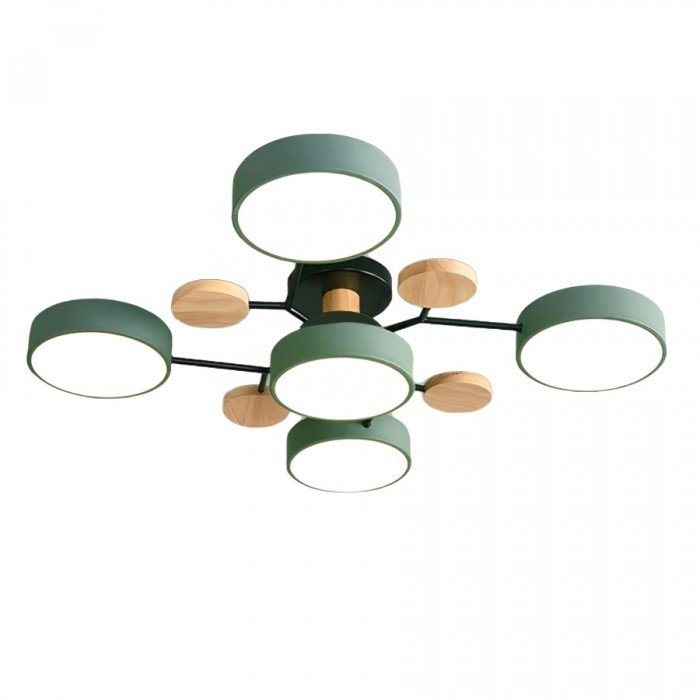 Scandinavische LED Plafondlamp met Armen – 4 tot 7 Lichtpunten