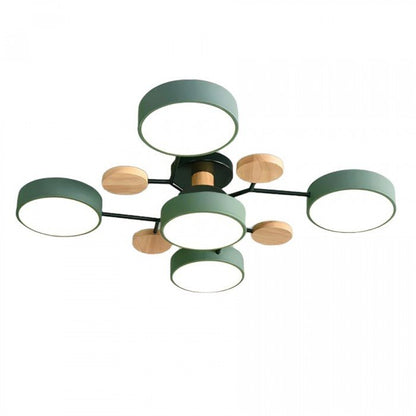Scandinavische LED Plafondlamp met Armen – 4 tot 7 Lichtpunten