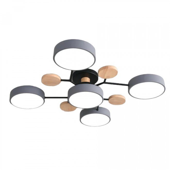 Scandinavische LED Plafondlamp met Armen – 4 tot 7 Lichtpunten