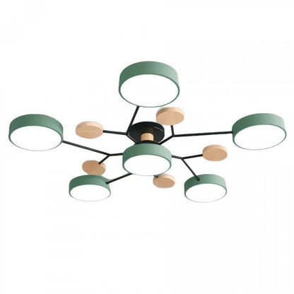 Scandinavische LED Plafondlamp met Armen – 4 tot 7 Lichtpunten
