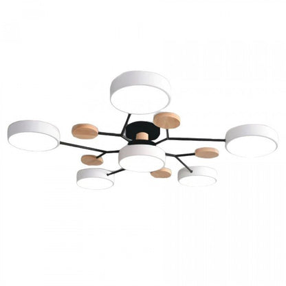 Scandinavische LED Plafondlamp met Armen – 4 tot 7 Lichtpunten