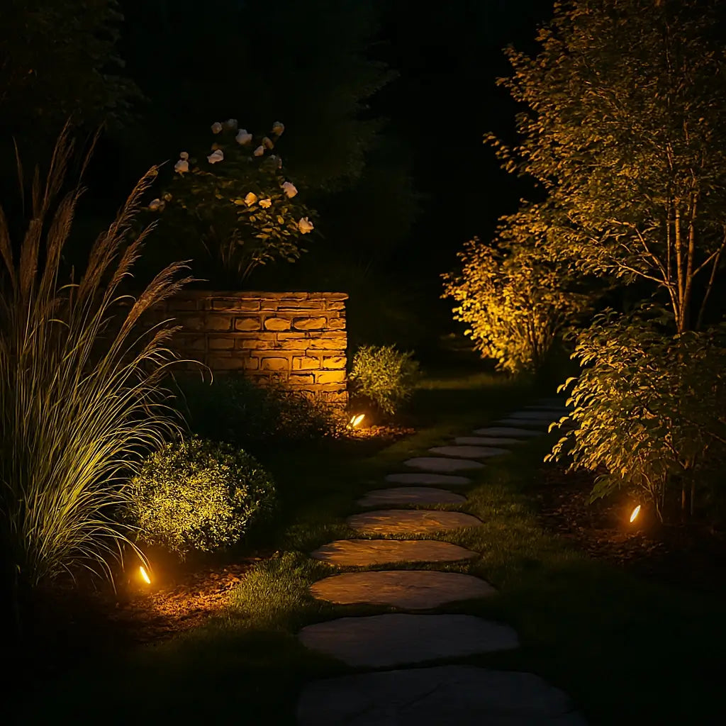 Solar Tuinspot Verstelbaar met LED Verlichting - Waterdicht