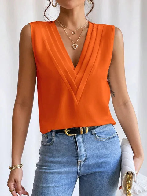 Elina - Mouwloze Blouse