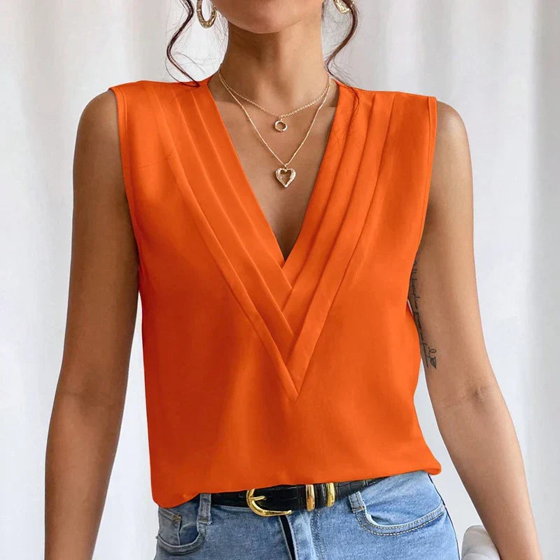 Elina - Mouwloze Blouse