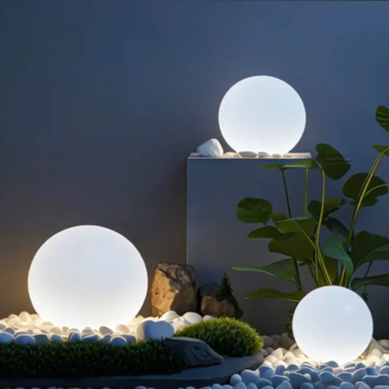 Bolvormige Tuinlamp LED met Afstandsbediening en Solar Optie