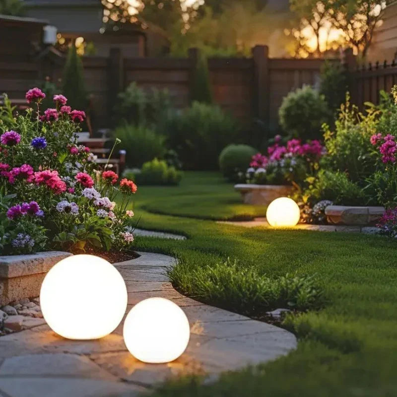 Bolvormige Tuinlamp LED met Afstandsbediening en Solar Optie