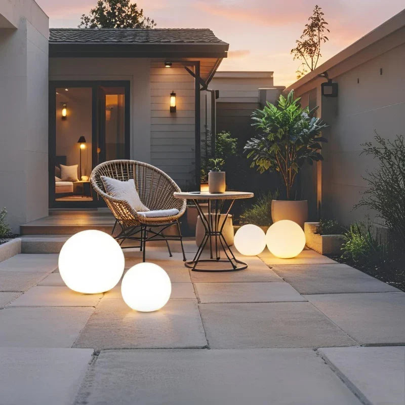 Bolvormige Tuinlamp LED met Afstandsbediening en Solar Optie