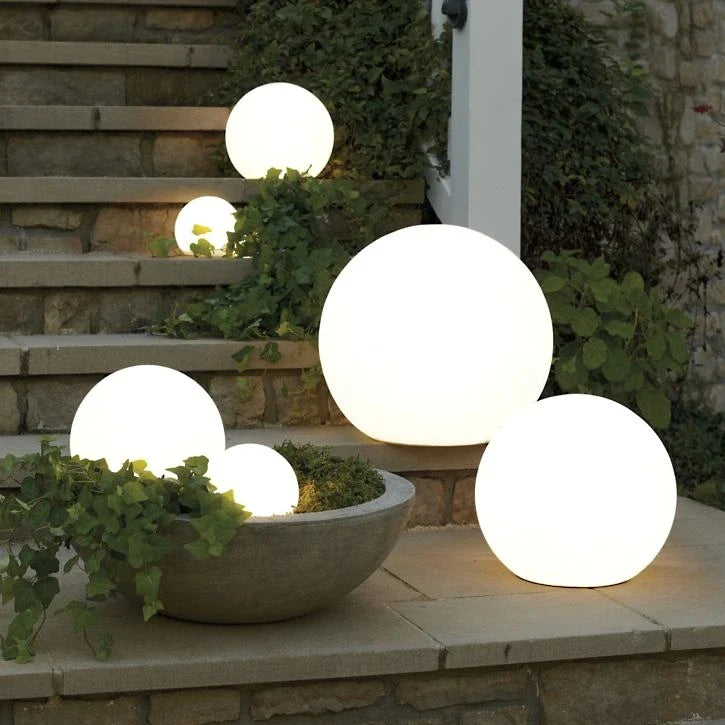 Bolvormige Tuinlamp LED met Afstandsbediening en Solar Optie