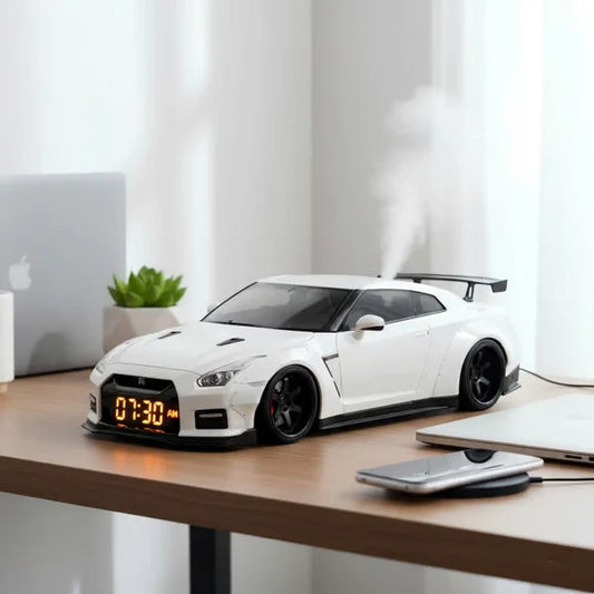 Sports Car Alarm Clock – LED Display with Light and Sound Effects 1