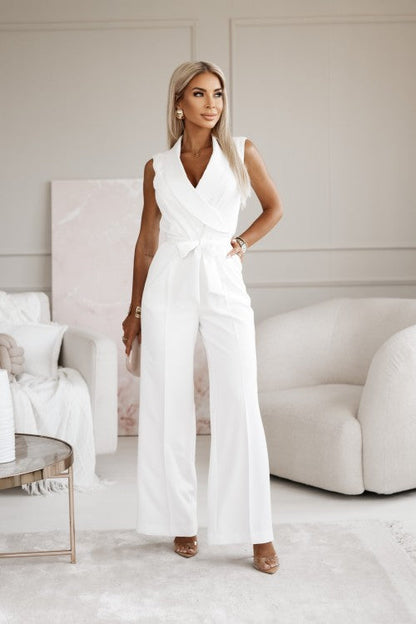 Giuliana - Stijlvolle Mouwloze Jumpsuit met Elegante Pasvorm