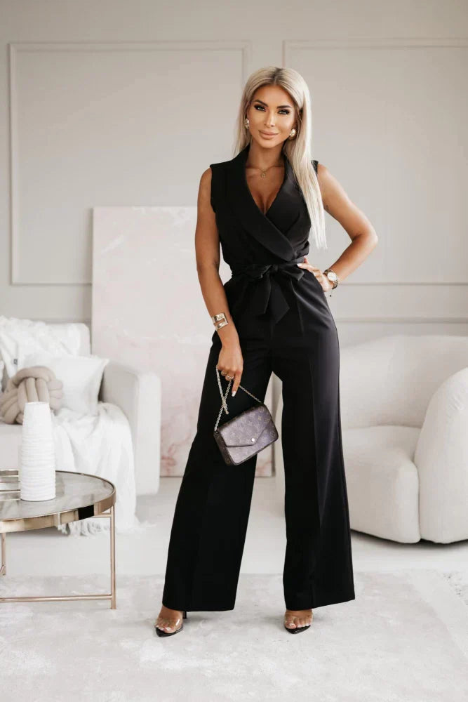 Giuliana - Stijlvolle Mouwloze Jumpsuit met Elegante Pasvorm