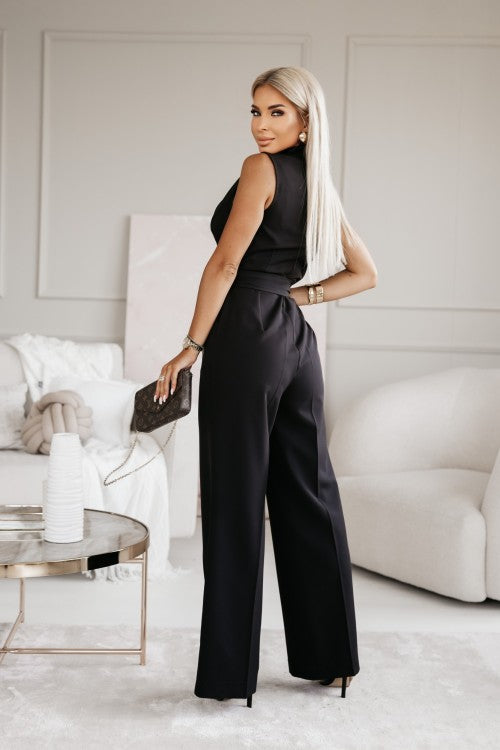 Giuliana - Stijlvolle Mouwloze Jumpsuit met Elegante Pasvorm