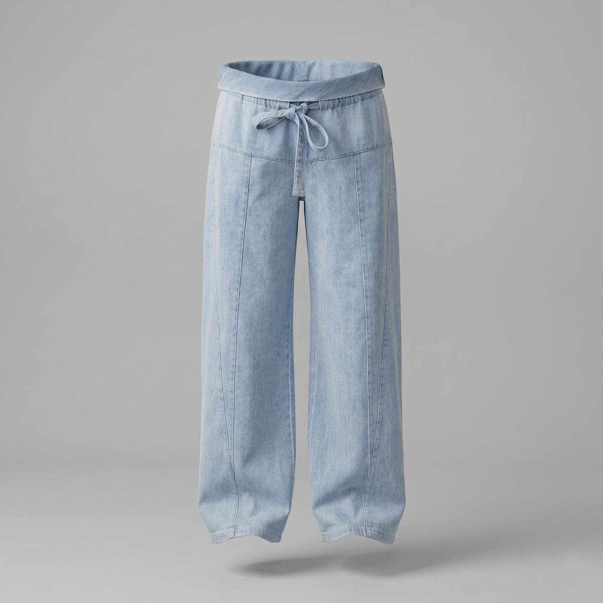 Dames Positiejeans Wide Leg met Verstelbare Taille