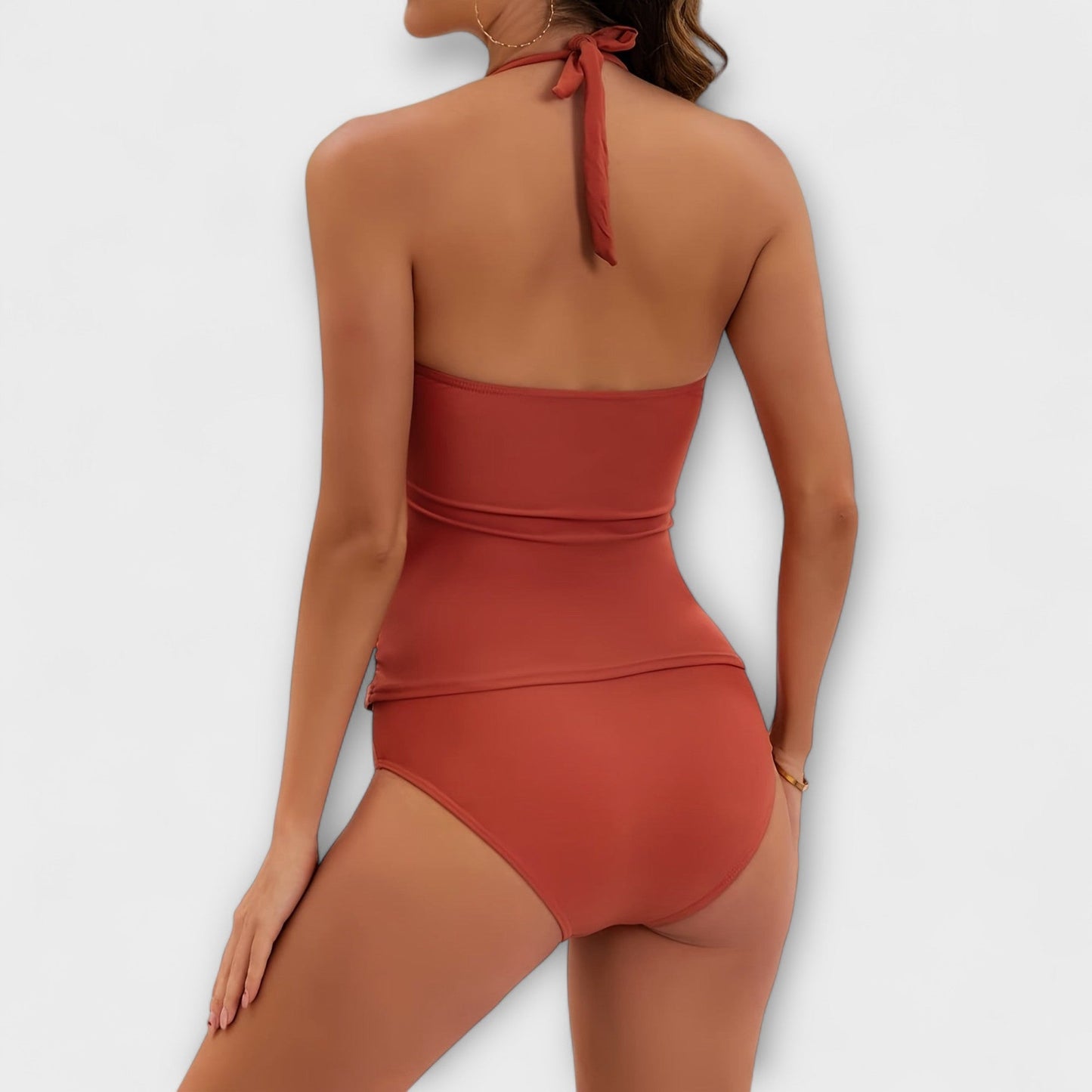 Dames Halter Bikini – Tweedelig, Geschikt voor Zomer en Strandgebruik
