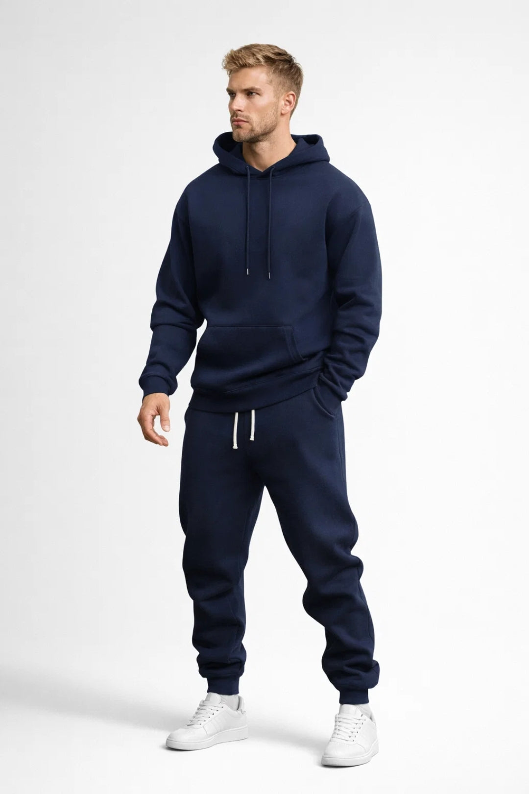 Heren Trainingspak met Capuchon – Hoodie en Joggingbroek Set