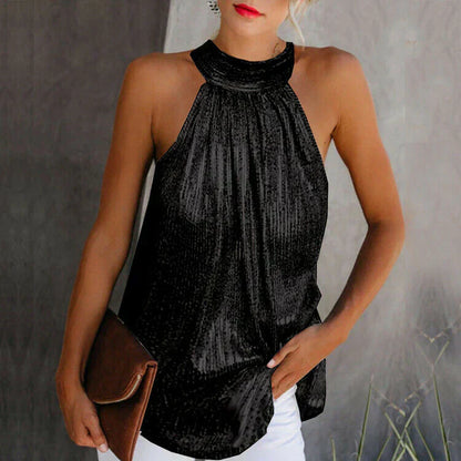Gwenna - Luxe Mouwloze Haltertop