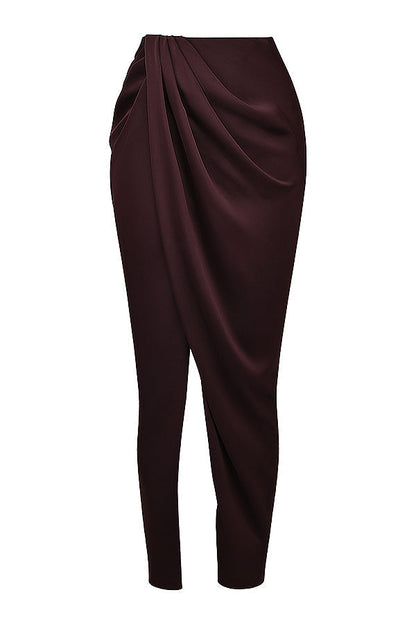 Odette - Satijnen Corset-Top en Maxirok Set