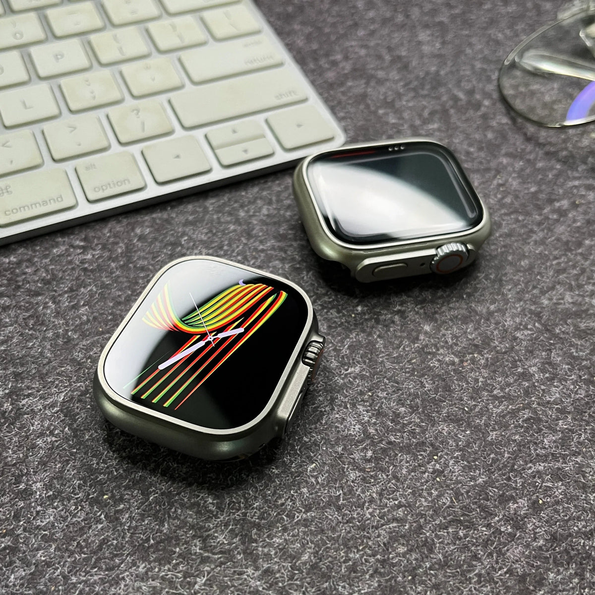 Apple Watch Beschermhoes Ultra-Look - Transparant Hardcase