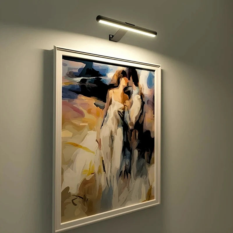 Draadloze Wandlamp voor Kunst – Oplaadbare LED Verlichting met Afstandsbediening