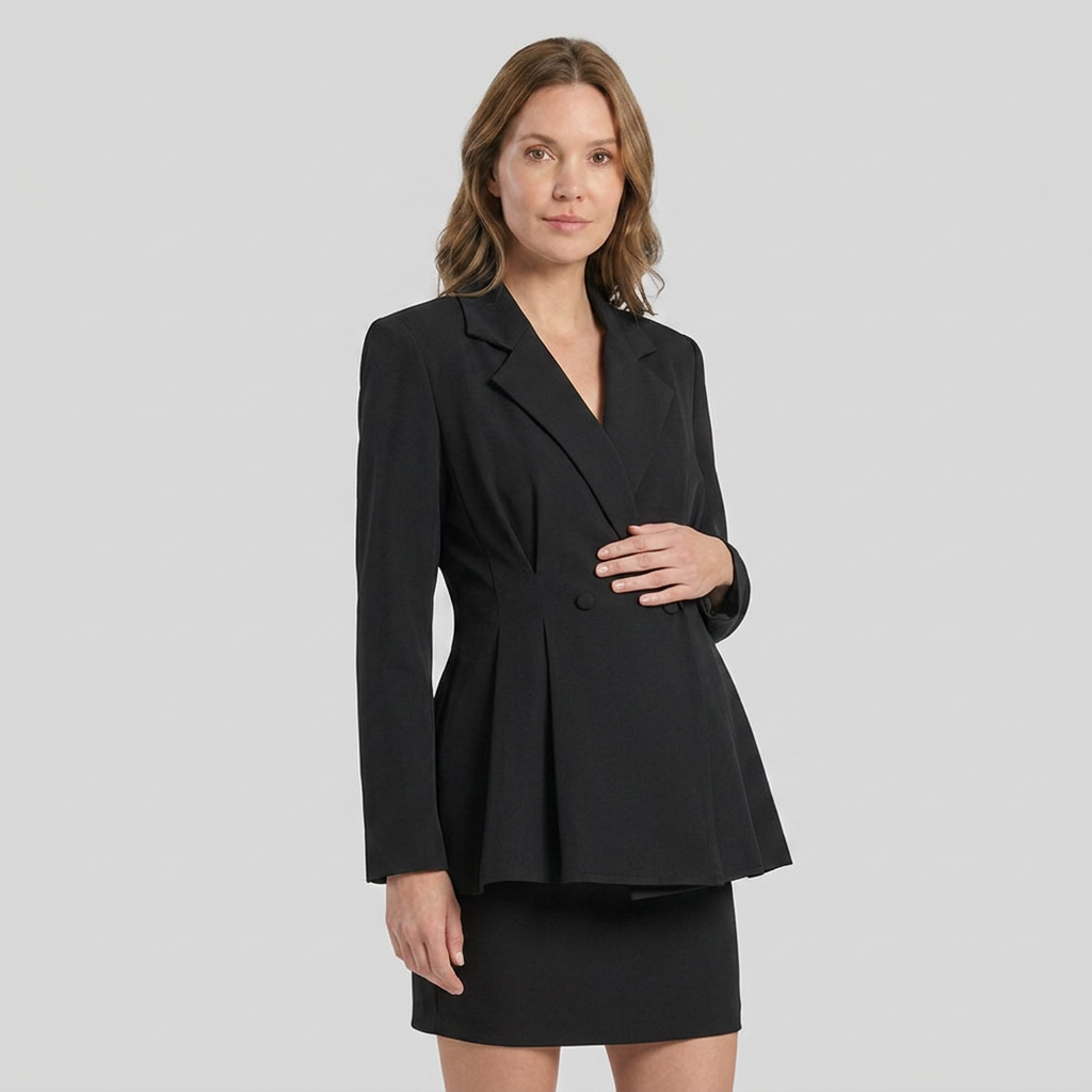 Dames Positie Blazer met Tailored Revers en Empire Snit