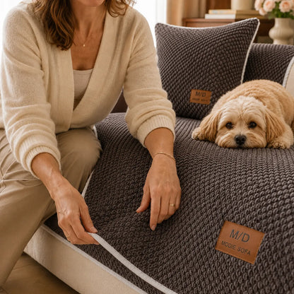 Anti-Slip Bankhoes voor Huisdieren – Plush Sofa Beschermer