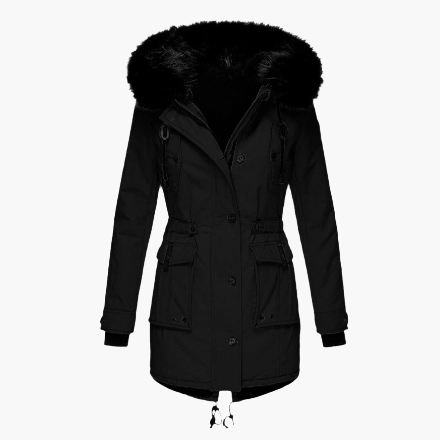 Dames Dikke Parka Jas met Capuchon – Waterafstotend, Casual voor Koud Weer