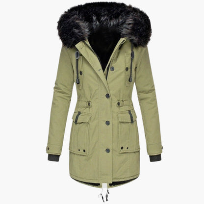 Dames Dikke Parka Jas met Capuchon – Waterafstotend, Casual voor Koud Weer