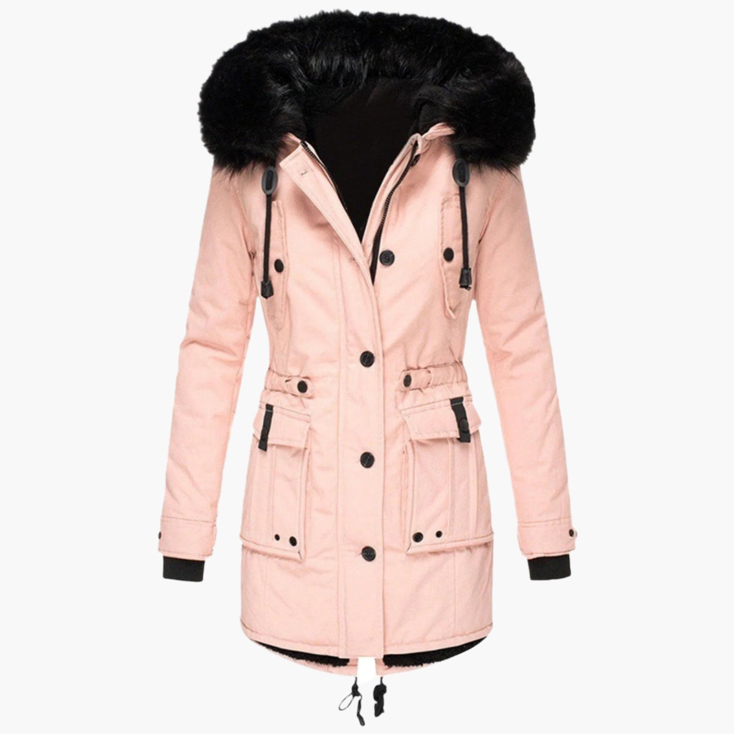 Dames Dikke Parka Jas met Capuchon – Waterafstotend, Casual voor Koud Weer