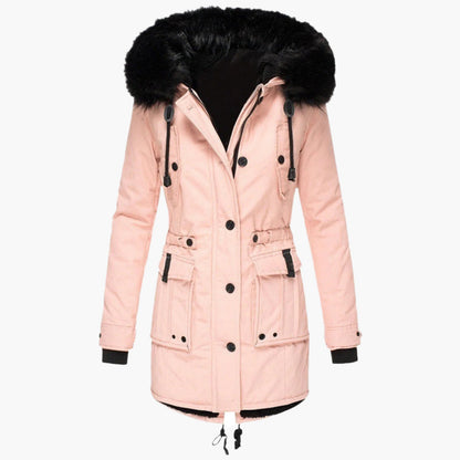 Dames Dikke Parka Jas met Capuchon – Waterafstotend, Casual voor Koud Weer