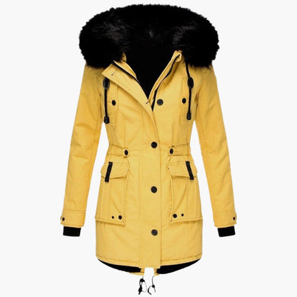Dames Dikke Parka Jas met Capuchon – Waterafstotend, Casual voor Koud Weer