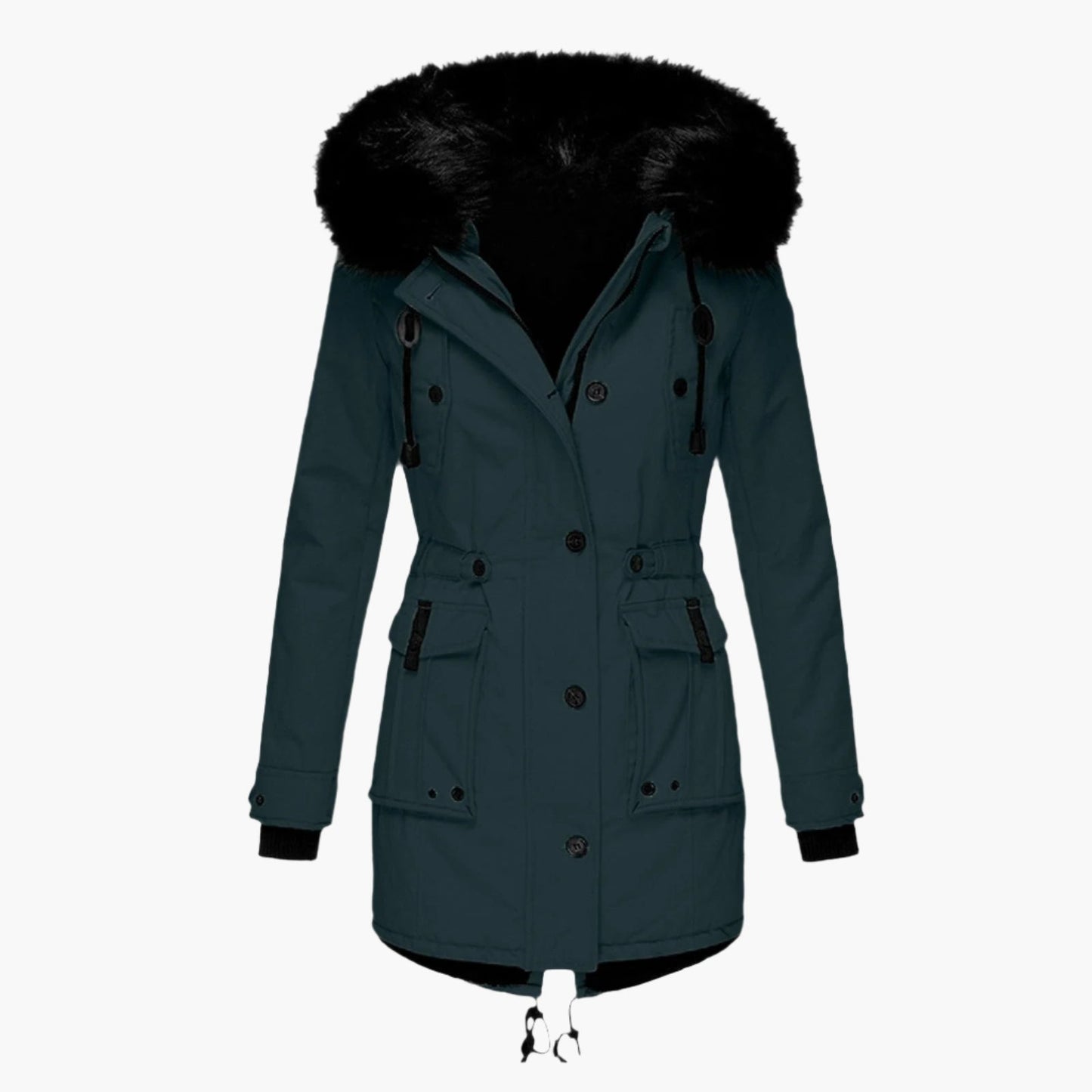 Dames Dikke Parka Jas met Capuchon – Waterafstotend, Casual voor Koud Weer
