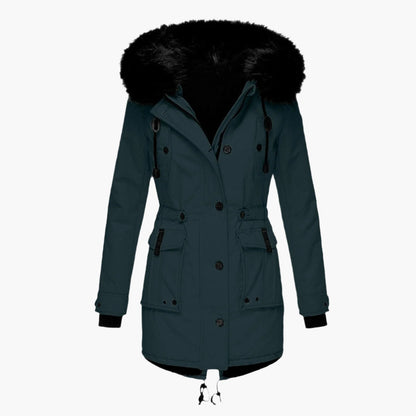 Dames Dikke Parka Jas met Capuchon – Waterafstotend, Casual voor Koud Weer