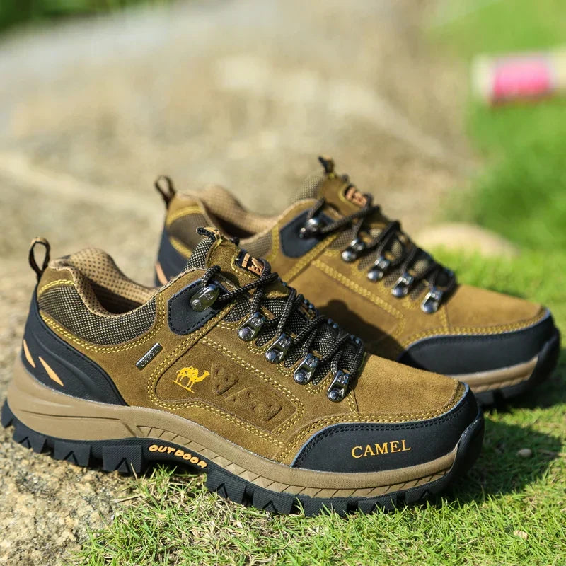 Wanderschuhe Herren Schnürung Profilsohle – Ansicht 5