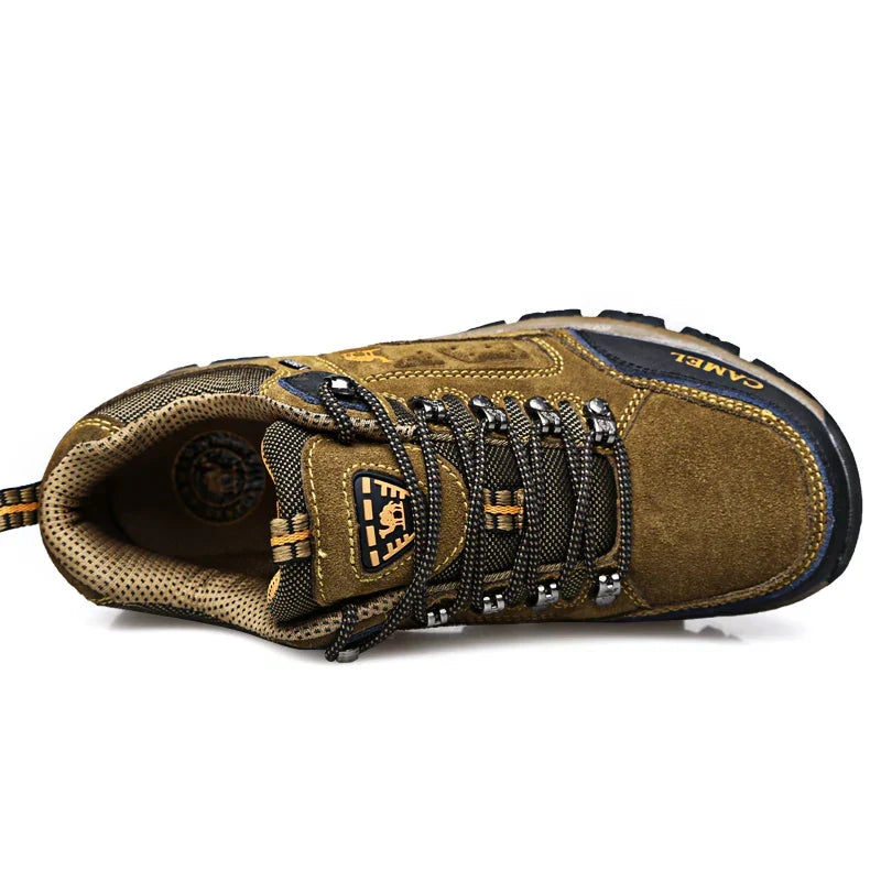 Wanderschuhe Herren Schnürung Profilsohle – Ansicht 6