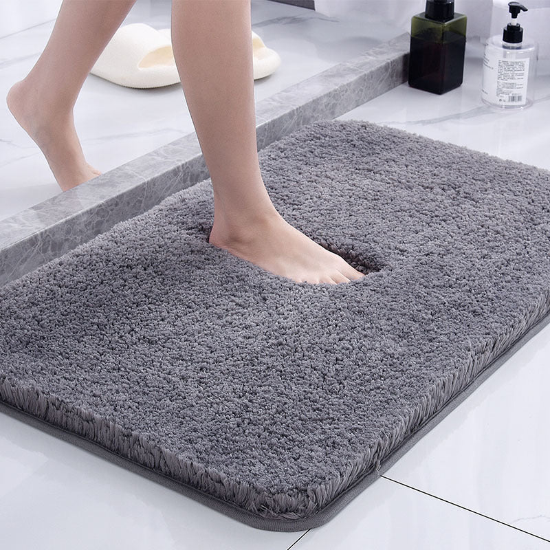 Badmat Fluffy Wasbaar - Antislip Badkamermat voor Tegelvloer
