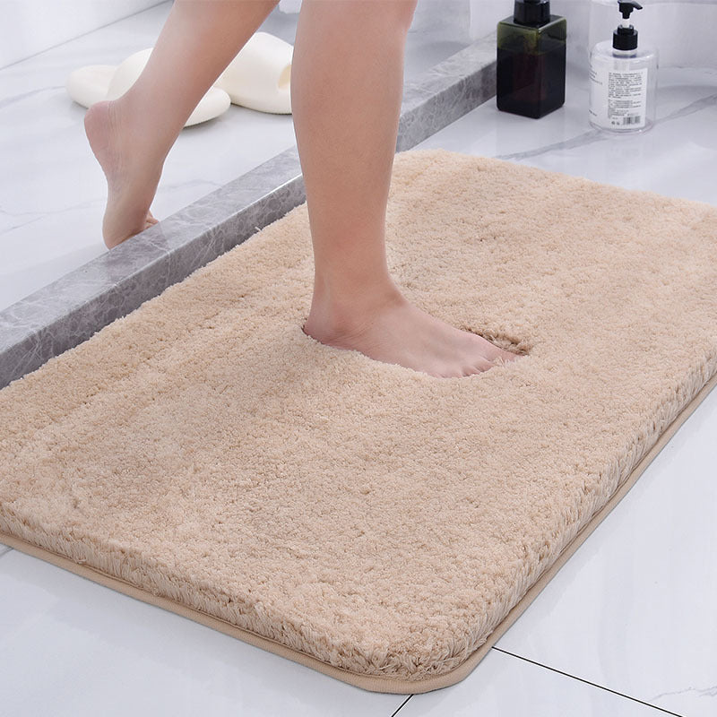 Badmat Fluffy Wasbaar - Antislip Badkamermat voor Tegelvloer