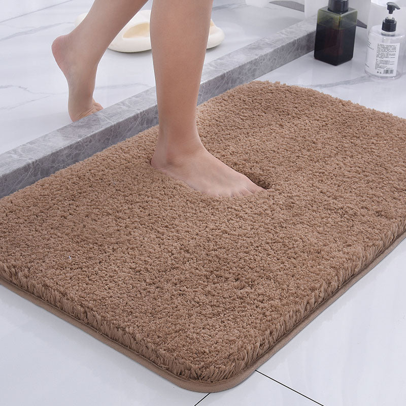 Badmat Fluffy Wasbaar - Antislip Badkamermat voor Tegelvloer