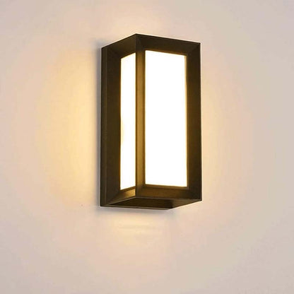 Buitenwandlamp met Bewegingssensor – Zwart, Waterdichte LED Tuinverlichting