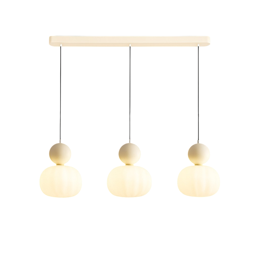 Art Deco Hanglamp met Acrylen Kap en Gelakte Bol