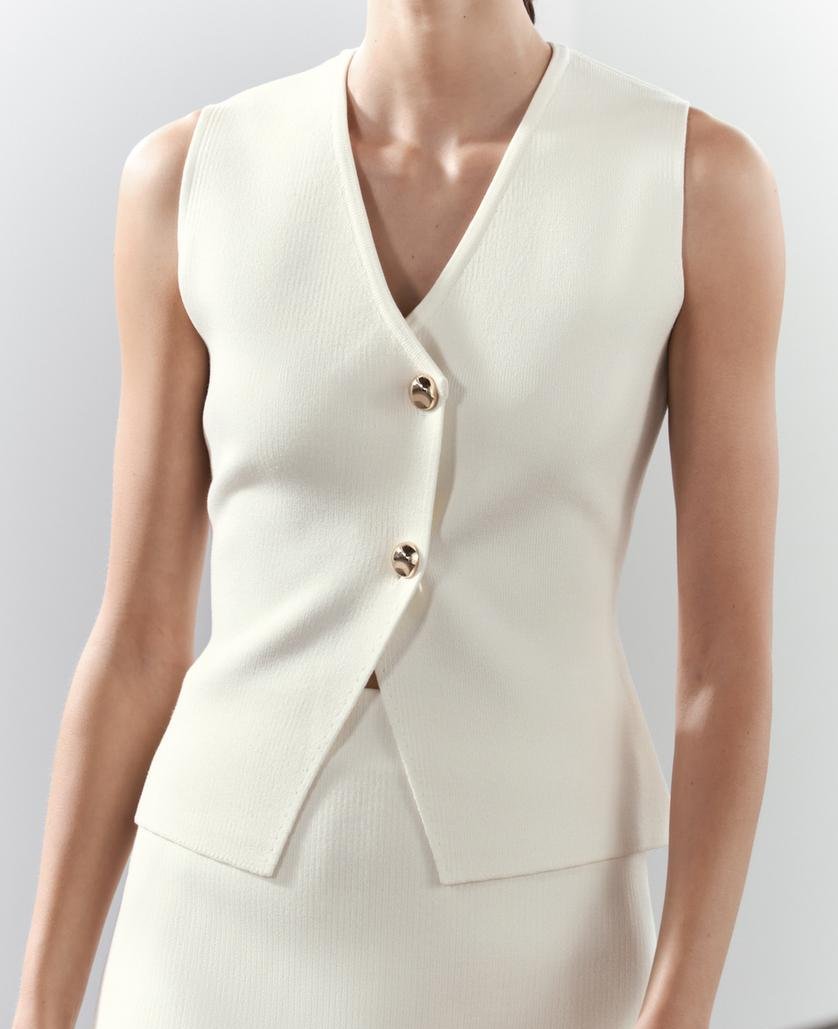 Lina - Mouwloze Gilet Top