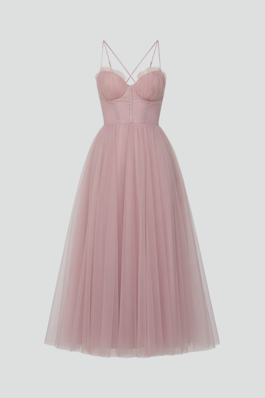 Dames A-lijn Maxi Jurk – Strapless, Geschikt voor Feestelijke Gelegenheden en Zomergebruik
