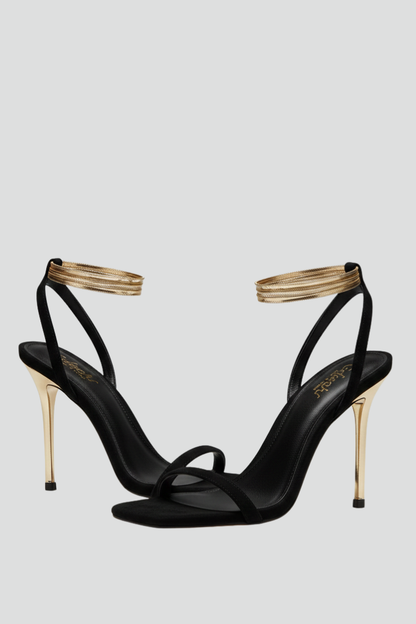 Dames Hoge Hak Sandalen – Dunne Bandjes, Geschikt voor Casual en Avondgebruik