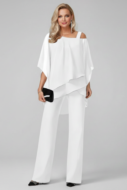 Dames Oversized Jumpsuit – Off-Shoulder, Wijde Pijpen, Geschikt voor Zomer en Casual Gebruik